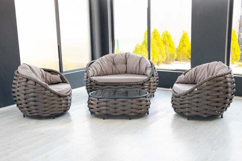 Loungeset Dawi 4-persoons