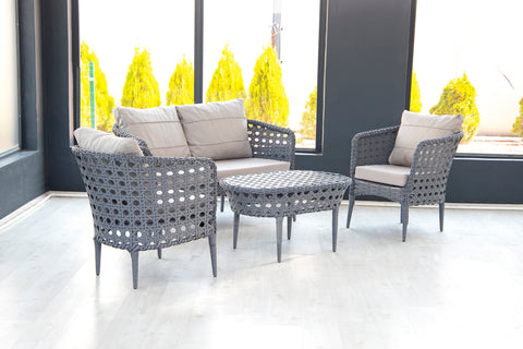 Loungeset Kursini 4-persoons