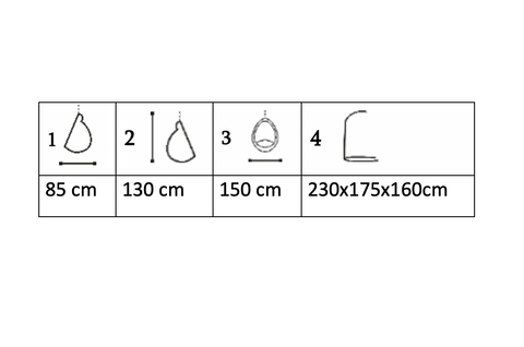 Hangstoel Hecoki Tweezits