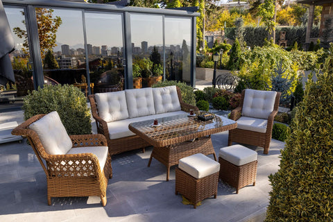 Loungeset Amedi 7-persoons