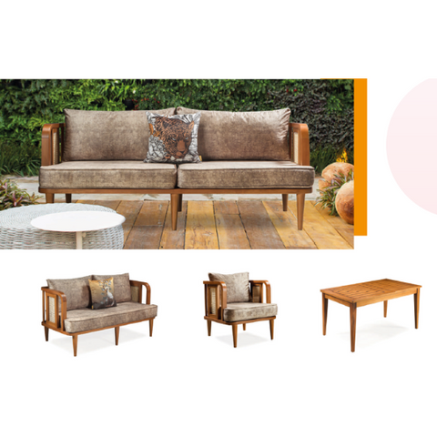 Loungeset Kevnari 6-persoons